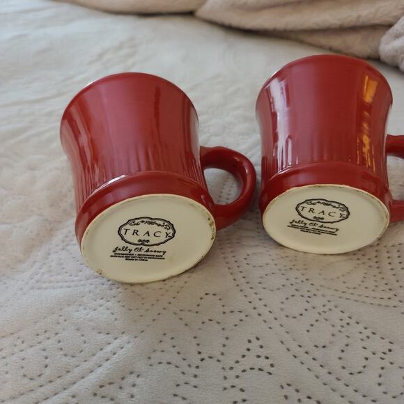 Tracy Porter Holiday Coffee Mugs "Jolly Ol' Snowy" Lot Of 2 - Picture 6 of 8